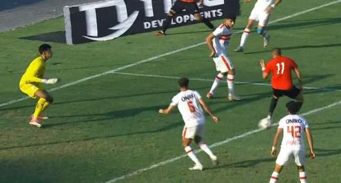 بالكعب.. كريم طارق يسجل الهدف الثاني للطلائع في شباك الزمالك (فيديو)